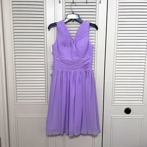 Dressystar, brand new chiffon dress, purple, fits S-M